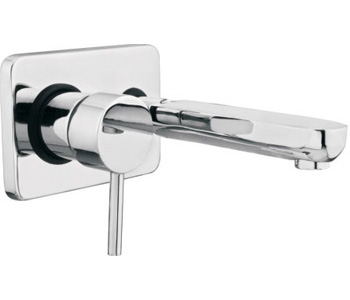 Single Levers - Flora Single Lever Wall Mounted Concealed Basin Mixer